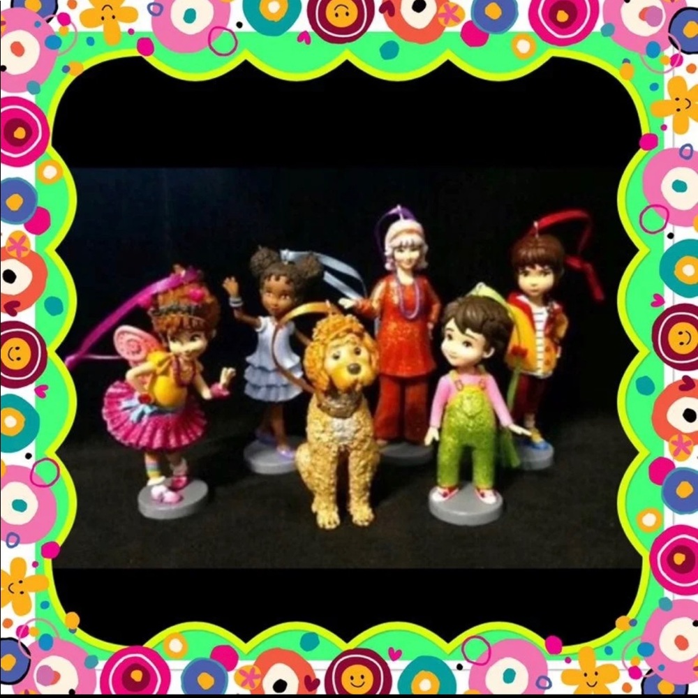 Disney Fancy Nancy snd gang Christmas Ornaments